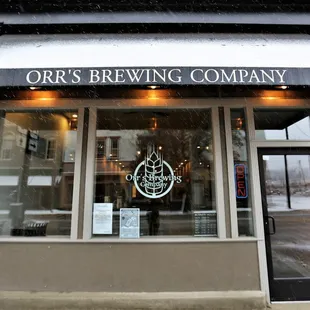 the outside of the building