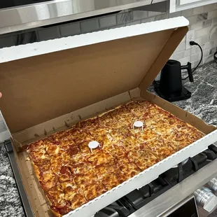 Full sheet sausage &amp; pepperoni