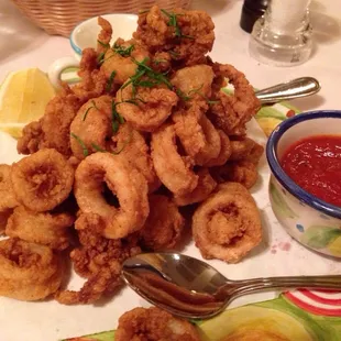 Calamari. Really good!