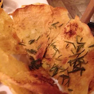 Flat bread with Rosemary and garlic
