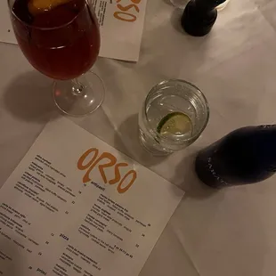 Quartino Of Sangiovese And Kir