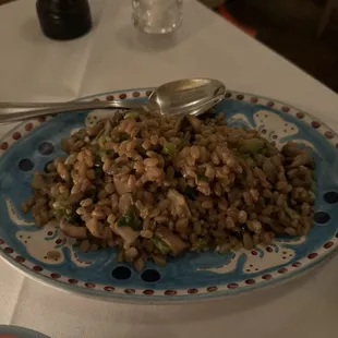 Mushroom Orzo (great side dish)