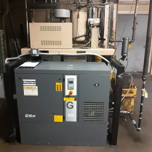 Air compressor install