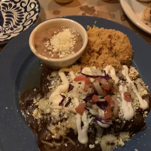 Chicken Mole Enchiladas