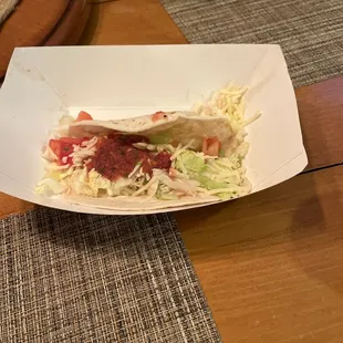 Horrible not real meat: not real Mexican cuisine ! Everything tasted horrible ! Never coming back to this place.