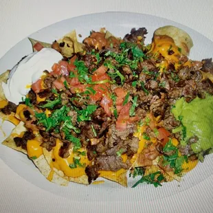 nachos, food