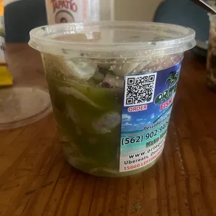 This 20 dollar tray of agua chilies