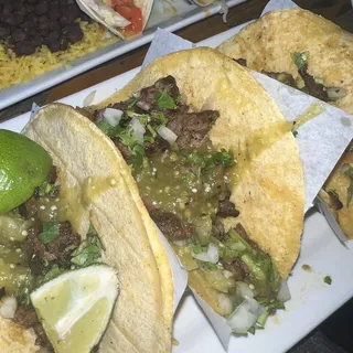 Traditional Carne Asada Tacos