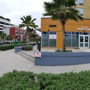 We are located inside Island Urgent Care.