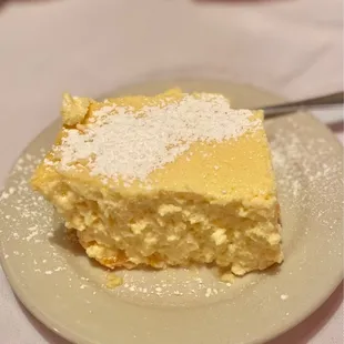 Homemade Ricotta Cheesecake.