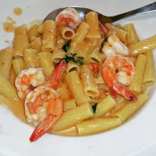 Penne alla Vodka with Shrimp