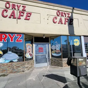 Front of restaurant