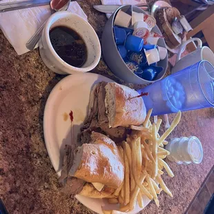 beef dip sandwich