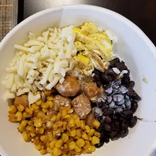 a bowl of food