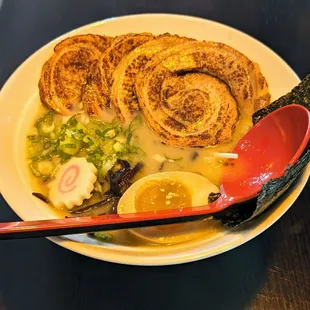 Miso ramen with extra chashu