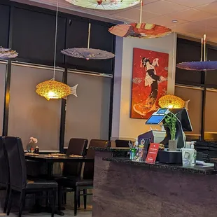 View from the waiting area