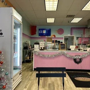 Counter and interior seating