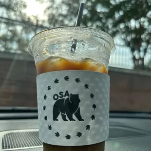 Cold brew with oat milk ($5.50)