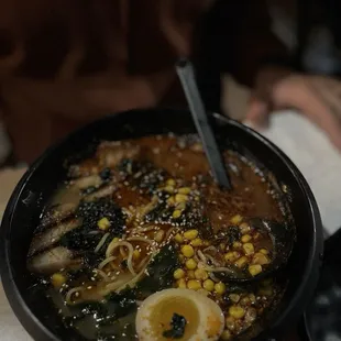 Grilled chashu ramen extra spicy