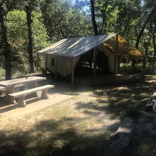 Wall tent for 45$ a night