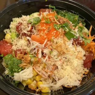 Tuna poke bowl
