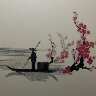 Wall art, Osaka Express Poke Hibachi, Lutz, N Tampa