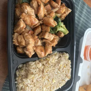 Chicken hibachi dinner