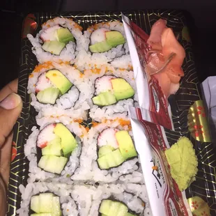 California roll to go