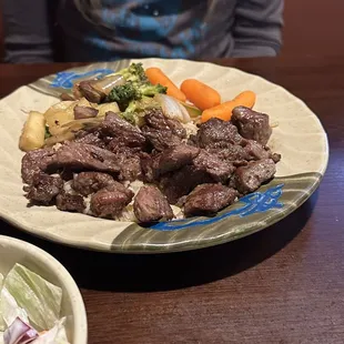 Lunch hibachi steak