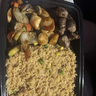 NY Steak and Scallop Hibachi