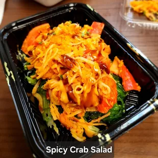 Spicy crab salad was just amazing.