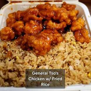 General Tso&apos;s Chicken w/ fried rice