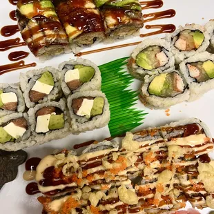 sushi and sashimi, sushi, sashimi, food