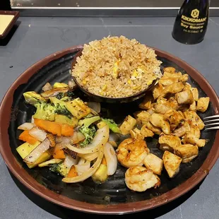 Hibachi Chicken Fried Rice!