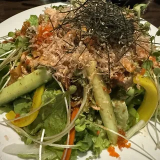 Salmon Skin Salad