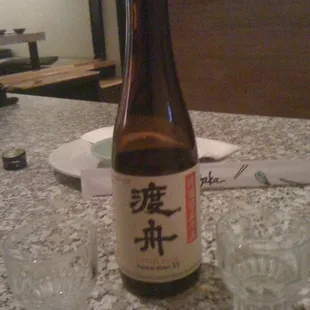 drink, sushi and sashimi