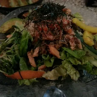 Salmon Skin Salad