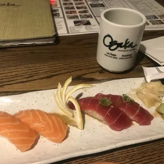 Garlic Tuna Nigiri Sushi