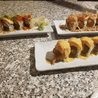 Pocket Aces Signature Sushi Rolls