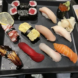 sushi, food, sashimi, sushi and sashimi