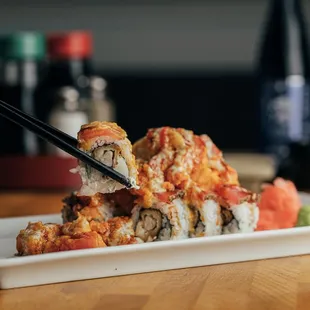 sashimi, sushi, sushi and sashimi, food