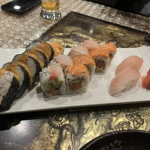 sushi, food, sushi and sashimi, sashimi