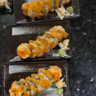 Deep fried sushi