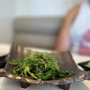 Deliciously fresh with a nice crisp texture. Seaweed Salad is all that.