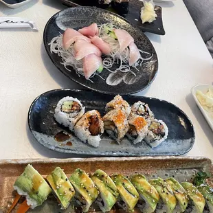 food, sushi and sashimi, sushi, sashimi