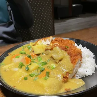 Chicken katsu curry