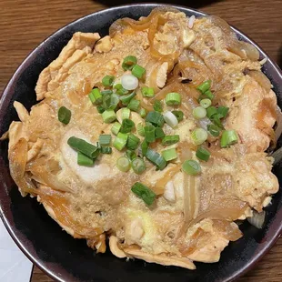 Chicken oyakodon