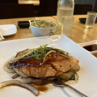 Hibachi Salmon