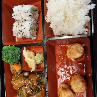 B4. Beef Negimaki Special Bento Lunch