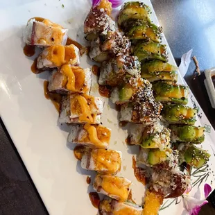 food, sushi and sashimi
